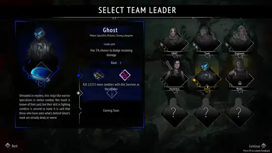 Yet Another Zombie Survivors Ghost melee clearing with katana pressure