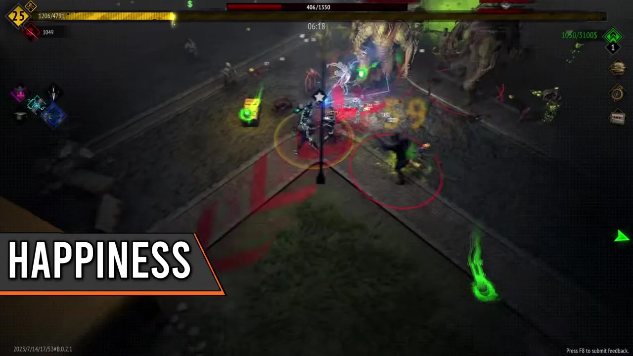 Yet Another Zombie Survivors pickup magnet Training priorities